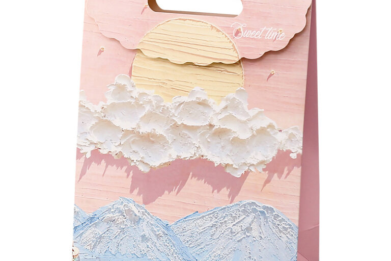 Artistic Oil Painting Gift Bags for Birthday & Holiday Gifts