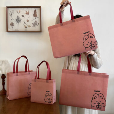 Cute Cartoon Non-Woven Gift Bags for Kids Clothing and Wholesale Packaging 