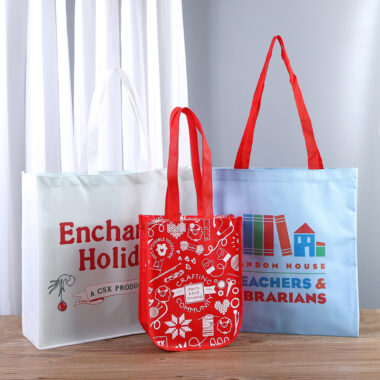 Laminated Custom Non Woven Tote Bag for Gift, Takeout, and Advertising