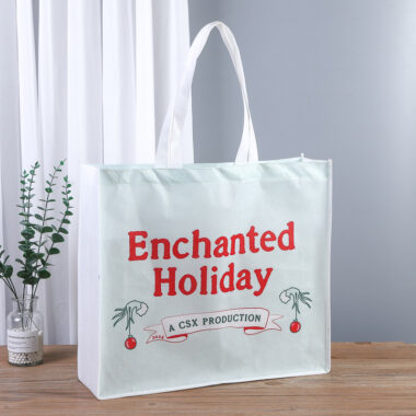 Laminated Custom Non Woven Tote Bag for Gift, Takeout, and Advertising