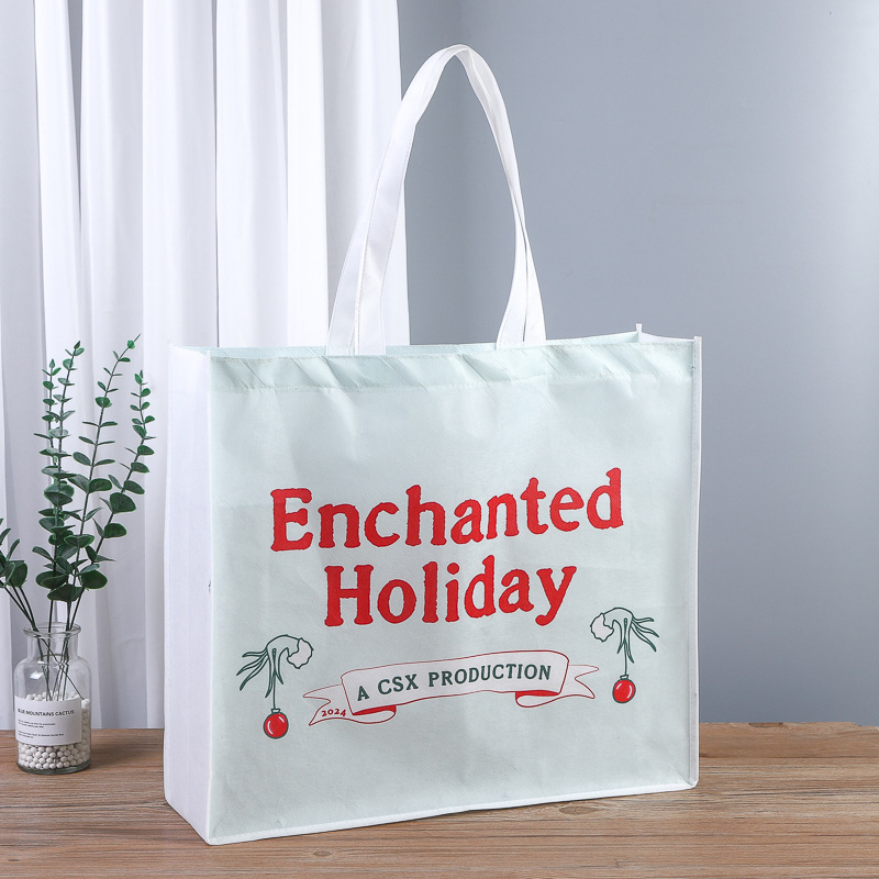 Laminated Custom Non Woven Tote Bag for Gift, Takeout, and Advertising