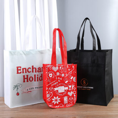 Laminated Custom Non Woven Tote Bag for Gift, Takeout, and Advertising