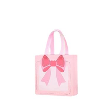  Custom Printed Dopamine Cartoon Non Woven Tote Bag for Kids’ Gift Packaging