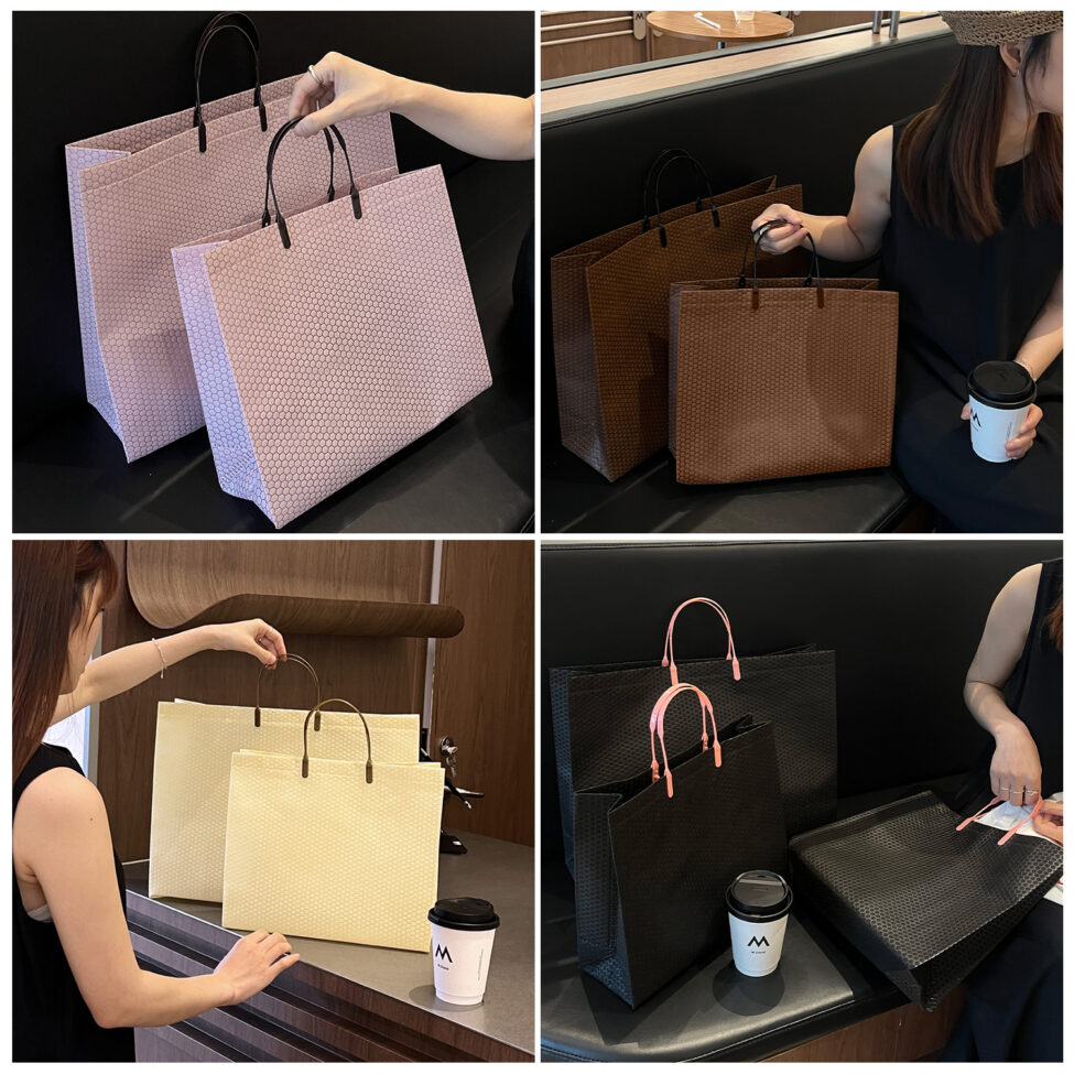 Custom Printed Fashion Non Woven Tote Bags for Clothes & Gift Wrapping