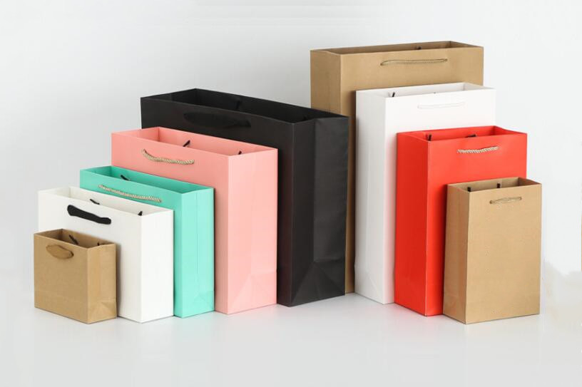 Eco-Friendly Paper Carry Bag with Custom Logo