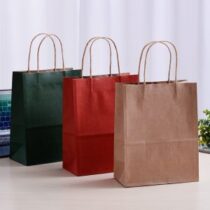 Custom Kraft Paper Carry Bag with Logo